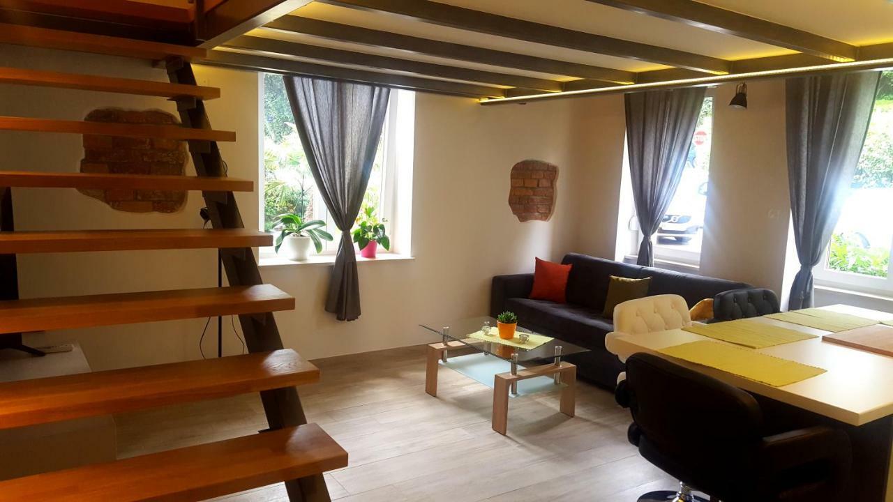 אופטיה Studio Apartment Vanna - 1St Row To The Sea מראה חיצוני תמונה